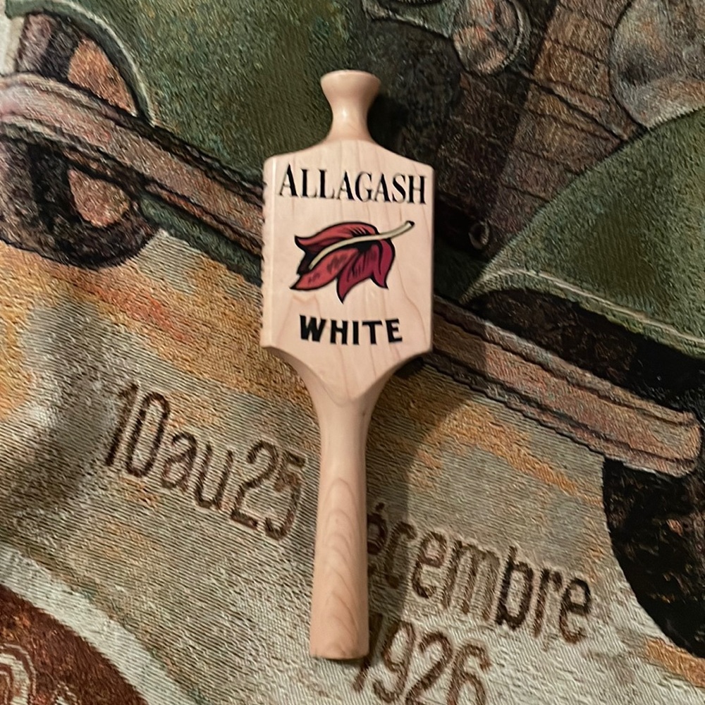 ALLAGASH BREWING COMPANY Wooden Beer Tap Handle 11”